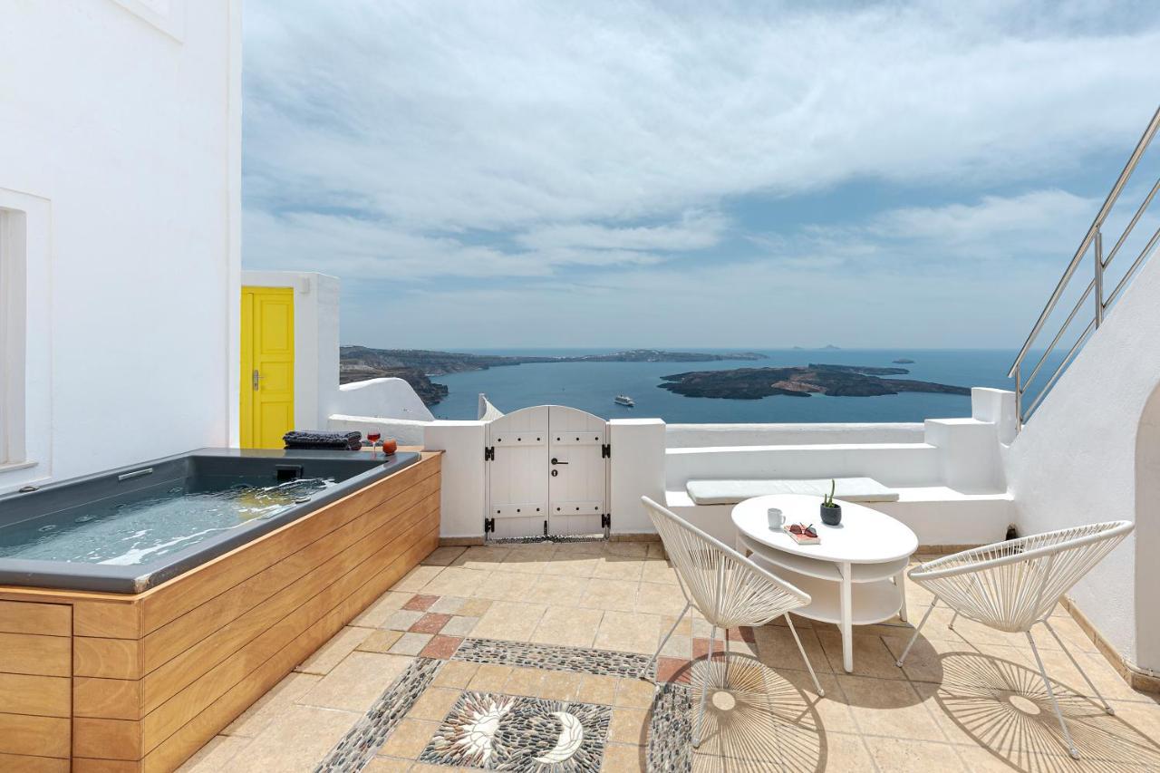 Calderas Hug & Panoramic Sea View - 3 Lux Suites Imerovigli  Eksteriør billede
