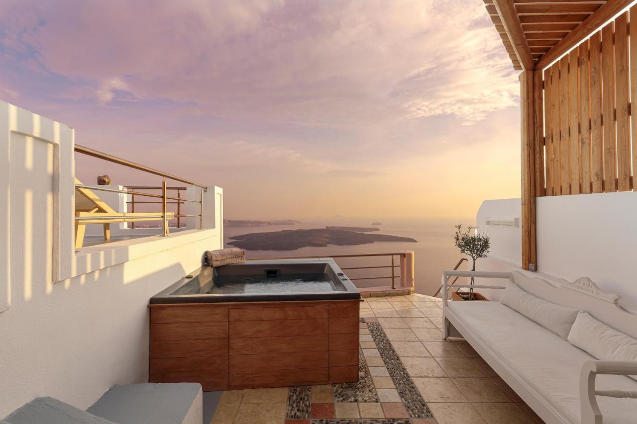 Calderas Hug & Panoramic Sea View - 3 Lux Suites Imerovigli  Eksteriør billede